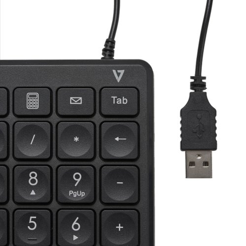 Numeriskt tangentbord V7 KP350 Svart