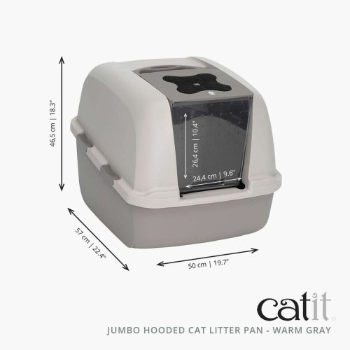 Kattlda Catit 46 x 55 x 45 cm Med lock Jumbo Gr Plast