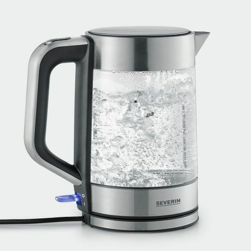 Vattenkokare med LED -ljus Severin WK 3420 Svart 2200 W 1,7 L