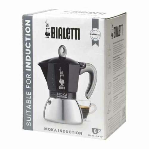 Italiensk Kaffepanna Beurer BIALETTI NEW MOKA 6 Koppar Svart Met