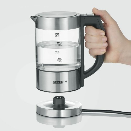 Vattenkokare Severin WK 3458 Svart Rostfritt stl 1100 W 500 ml