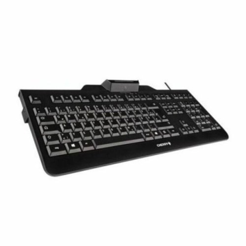 Tangentbord med Lsare Cherry JK-A0100ES-2 Svart QWERTY