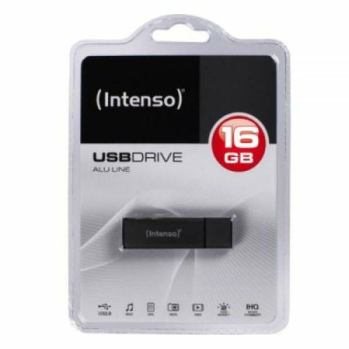 USB-minne INTENSO ALU LINE 16 GB Antracitgr 16 GB USB-minne