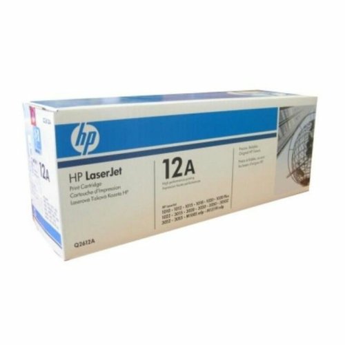 Original Toner Hewlett Packard Q2612A Svart