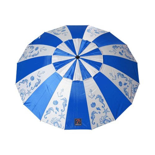 Parasoll Bl  220 cm SPF50+ Havsbl