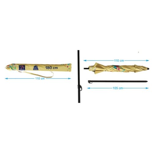 Naperny? Gul 180 cm UPF 50+