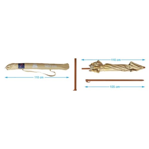 Naperny? Beige 180 cm UPF 50+