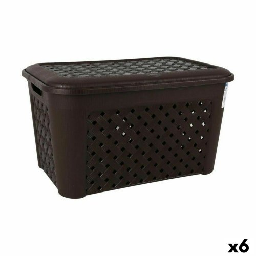 Tvttkorg Tontarelli Arianna Med lock Svart 48,3 L (6 antal)