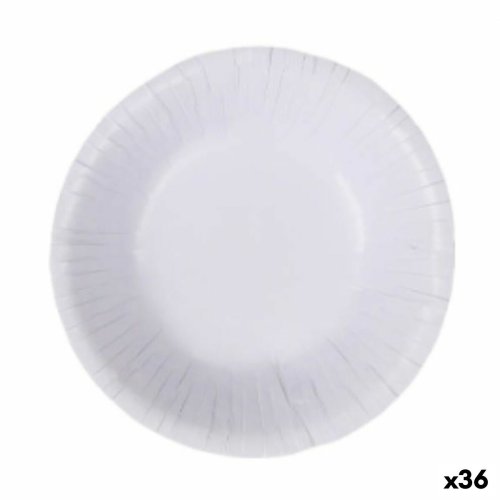 Tallriksset Algon Engngsanvndning Vit Papp 450 ml (36 antal)
