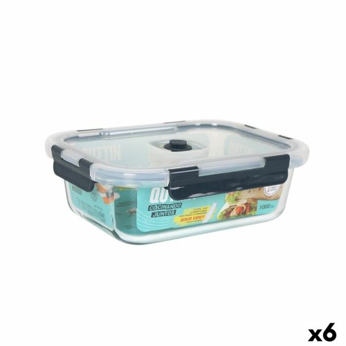 Hermetisk matlda Quttin Rektangulr 1L 21 x 16,1 x 6,9 cm (6 an