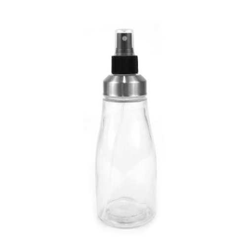Oljeflaska Anna Transparent Silvrig Glas 330 ml (12 antal)
