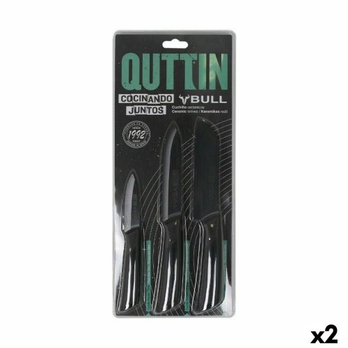 Knivset Quttin Bull Keramisk 3 Delar (2 antal)