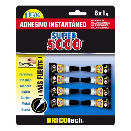 Omedelbar vidhftning Bricotech Super 5000 1 g (36 antal)
