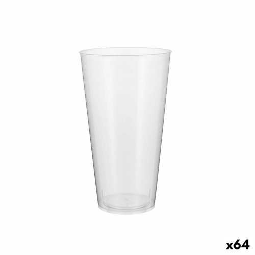 Set med teranvndbara glas Algon Plast Transparent 4 Delar 450