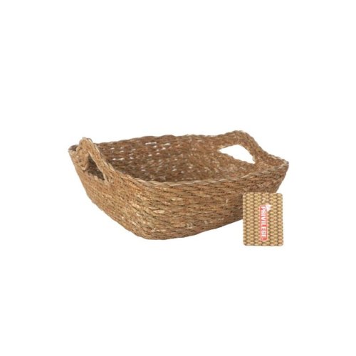 Multifunktionell korg Privilege Brun vide 22 x 22 x 8 cm (12 ant