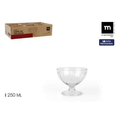 Glass- och milkshakeglas La Mediterrnea 0,25 L (24 antal)