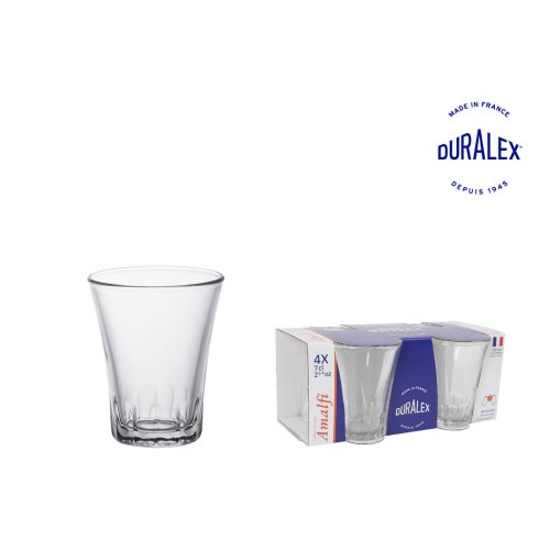Glasset Duralex Amalfi 70 ml 4 Delar (12 antal)