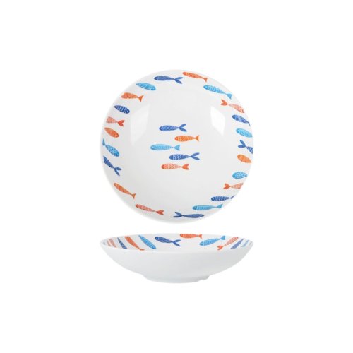 Djup tallrik La Mediterrnea Fiskar 21 x 5,3 cm (24 antal)