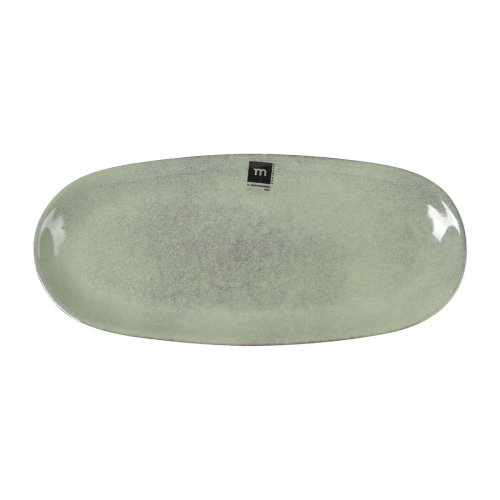 Servingsfat La Mediterrnea Macarella green Avlng 33 x 14,8 x 2