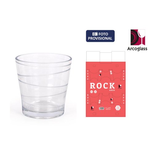 Glasset La Mediterrnea Rock aros 6 Delar (6 antal)