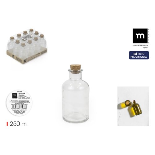 Glasflaska La Mediterrnea 0,25 L (36 antal)