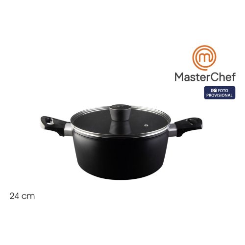 Kastrull med lock MasterChef 24 cm (4 antal)