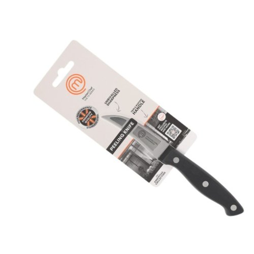 Skalkniv MasterChef Svart Silvrig Rostfritt stl 7 cm (24 antal)