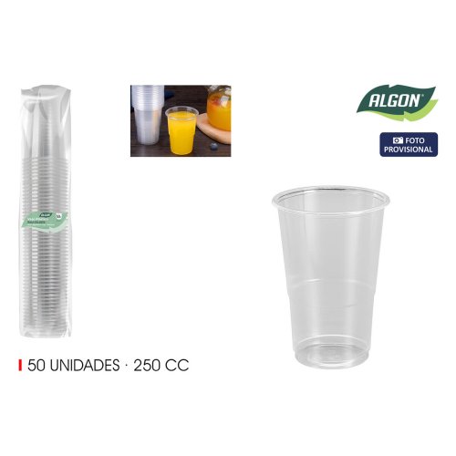 Glasset Algon 250 ml 50 Delar (18 antal)