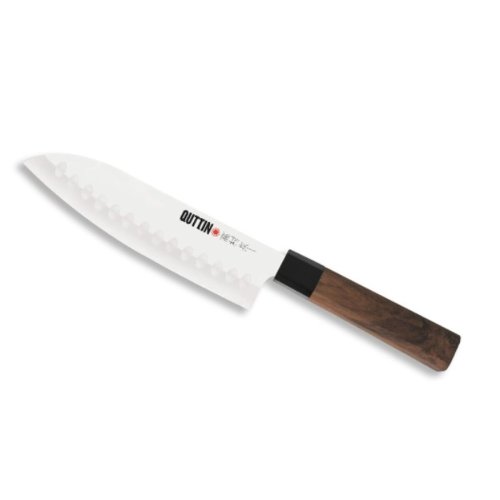 Kkskniv Quttin SANTOKU Takamura Brun Silvrig 17 cm (12 antal)