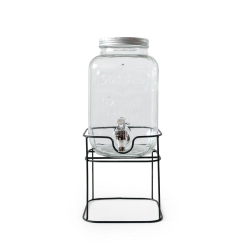Dryckdispenser La Mediterrnea Rustik Metall Glas 4 L 17 x 17 x