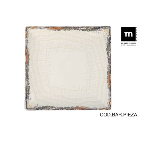 Platt skl La Mediterrnea Albus 24 x 24 x 2 cm (6 antal)