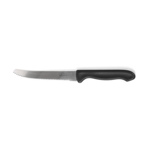 Set med kttknivar Cuyfor Svart Silvrig 12 cm 6 Delar (24 antal)