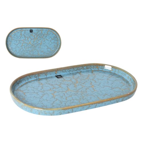 Servingsfat La Mediterrnea Scratch blue (6 antal)