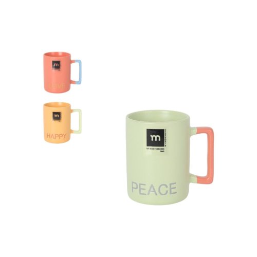 Te- och kaffekopp La Mediterrnea Love & Peace 180 ml (36 antal)