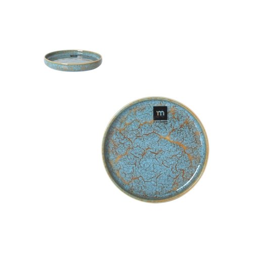 Servingsfat La Mediterrnea Scratch blue 13,7 x 2 cm (24 antal)