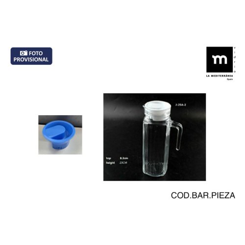 Krus med Skruvlock och Doserare La Mediterrnea Chrystie Glas (1