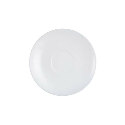 Tallrik Arcoroc Restaurant Kaffe/ Caf Vit Glas 6 Delar