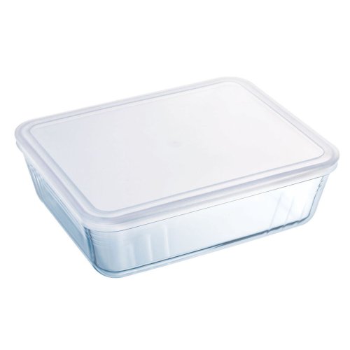 Rektangulr matlda med lock Pyrex Cook & Freeze 19 x 14 x 5 cm
