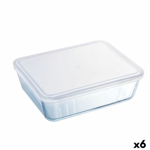 Rektangulr matlda med lock Pyrex Cook & Freeze 22,5 x 17,5 x 6