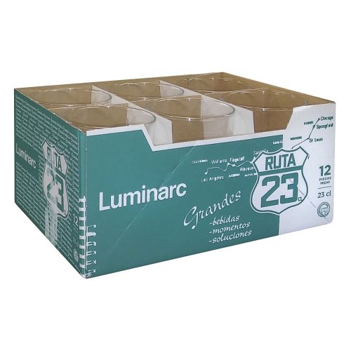 Glas Luminarc Ruta 23 Transparent Glas (230 ml) (12 antal)