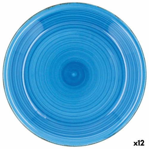 Platt skl Quid Vita Azul Bl Keramik  27 cm (12 antal)