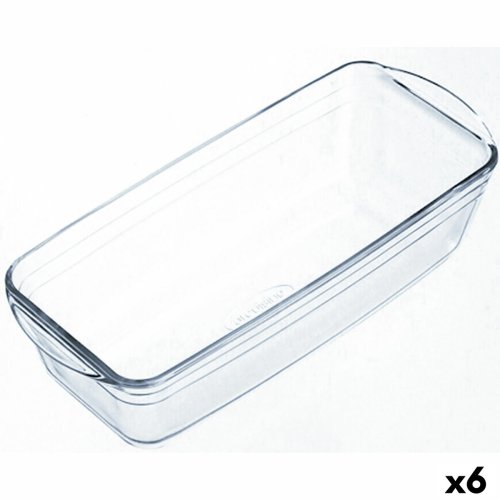 Ugnsform  Cuisine Rektangulr 29 x 12 x 8 cm Transparent (6 ant