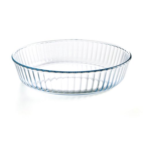 Ugnsform  Cuisine Rund 26 x 26 x 5,9 cm Transparent (6 antal)