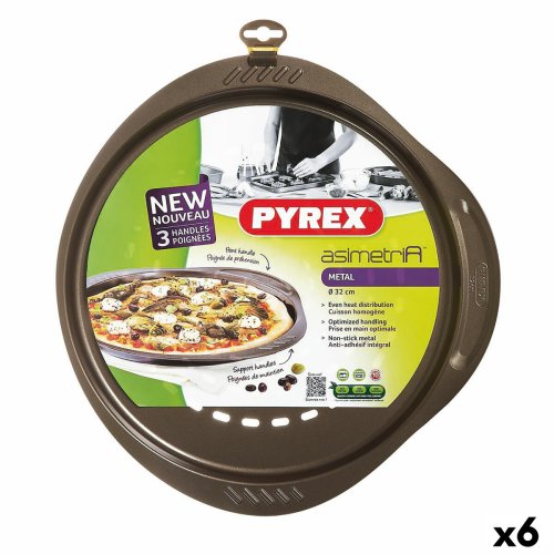 Pizza-form Pyrex Asimetria Metall  32 cm (6 antal)