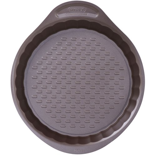 Ugnsform Pyrex Asimetria Rund Svart 25 cm (6 antal)