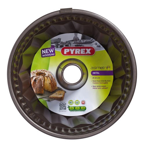 Ugnsform Pyrex Asimetria Svart Metall Ring