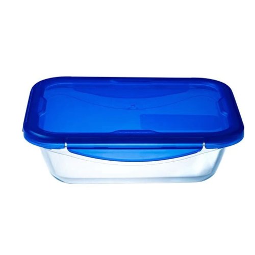 Hermetisk matlda Pyrex Cook&go 30 x 23 cm 3,3 L Rektangulr Bl