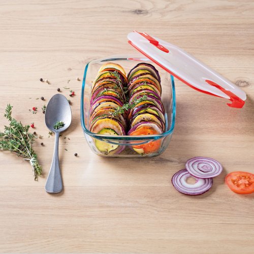 Hermetisk matlda Pyrex Cook & Heat Rektangulr 400 ml 17 x 10 x
