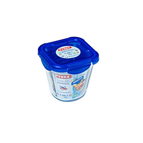 Hermetisk matlda Pyrex Cook & go Transparent Glas (800 ml) (6 a