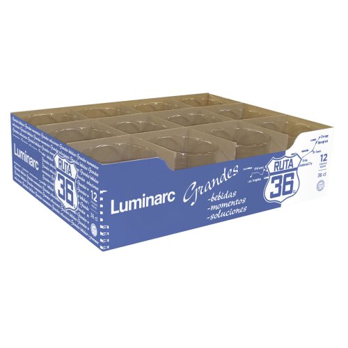 Glas Luminarc Ruta 36 Transparent Glas (360 ml) (12 antal)